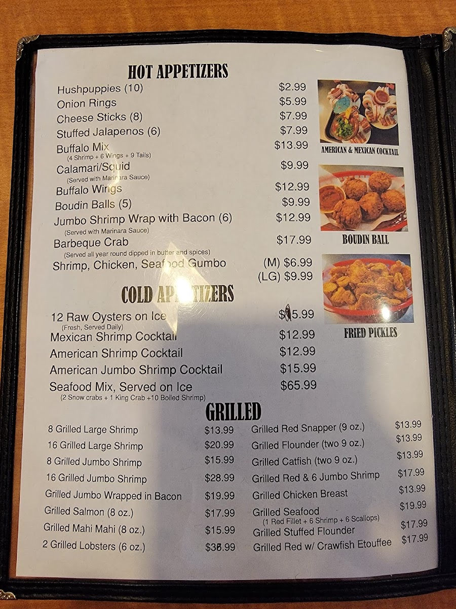 Texas Seafood & Steakhouse Menu - Image 4